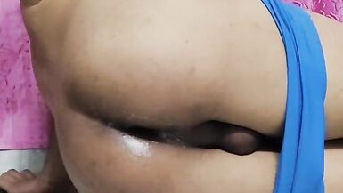 Indian Sissy Takes Big Bottle Gaurd In Ass - 10 image