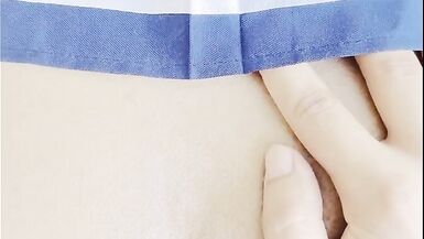 Straight big dick fucks cum into CD sissy POV - 14 image