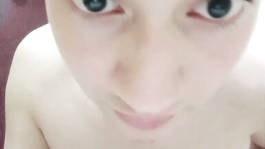 Stupid faggot does humiliating things asked by different anonymous men on internet - 7 image