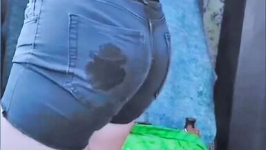 Nylon Mini Dress Sissy Shemald Crossdresser Cute Ass Sexy Dance Lady Boy Big Butt