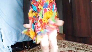 Nylon Mini Dress Sissy Shemald Crossdresser Cute Ass Sexy Dance Lady Boy Big Butt - 4 image