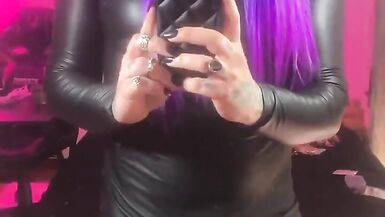 Emma Ink Wearing a Dress Without Panties and Showing Her Big Dick - 2 image