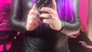 Emma Ink Wearing a Dress Without Panties and Showing Her Big Dick - 8 image