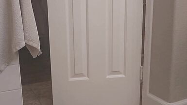 Sissy crossdresser husband 2nd rounds of frozen glass dildo - 15 image