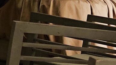 Sissy crossdresser husband 2nd rounds of frozen glass dildo - 8 image