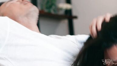 Ariel Demure Bounces Her Bubble Butt On Derek's Dick Until It's Time To Shower Her In Cum - TRANS ANGELS - 6 image