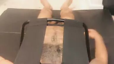 Hot shemale facesitting on her slave - 1 image