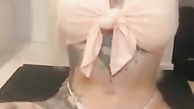 Hot shemale facesitting on her slave - 4 image