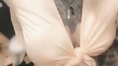 Hot shemale facesitting on her slave - 6 image