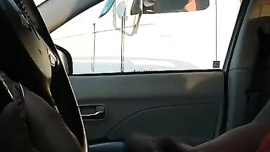 Transexual Jerk PUBLIC Trucker Driving Hwy. - 13 image