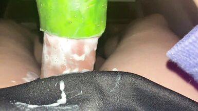 HOT TRANS GIRL CAN'T WAIT SHE'S SO HOT SHE FUCKS A CUCUMBER HARDCORE II HOT TRANS II FUCK FRUIT II POV II CUM INSIDE - 4 image