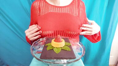 Rikki Ocean Leaks Fresh Cream for Her Strawberry Shortcake - 2 image