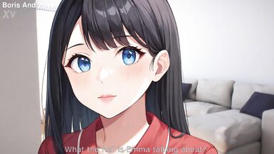 Older bigtits sexy stepsister with inexperienced stepsister exploring big hard secret in panties when mom is out (Hentai/Animated/Futanari) - 4 image