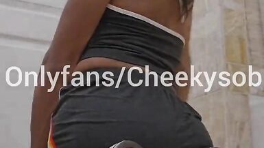 Femboy shows off after gym - 3 image