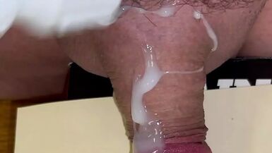 Tiny cocks can cum in tiny things