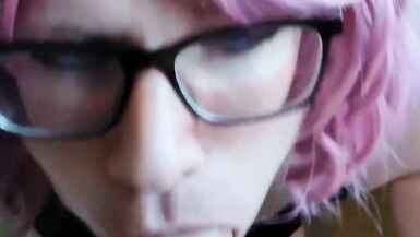 Slutty Me Throating Fucking in POV and Cumshot Swallow - 15 image