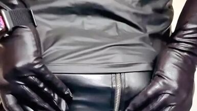 So horny in my skirt. Had to jerk out a big load - 1 image