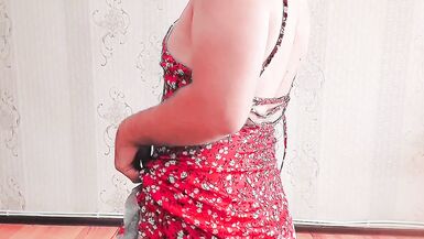 Hot Striptease in The Garden in The Public Sexy Dancer - 4 image