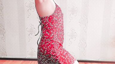 Hot Striptease in The Garden in The Public Sexy Dancer - 5 image