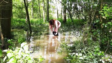 Exit after floods. I almost got caught . I was so excited that I had to finish with a cumshot. - 8 image