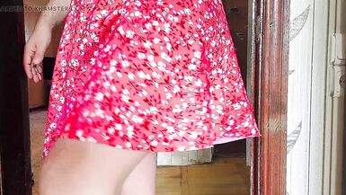 Sexy Ladyboy Striptease Solo Performance Hot Short Dress Big Ass - 10 image