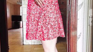 Sexy Ladyboy Striptease Solo Performance Hot Short Dress Big Ass - 12 image