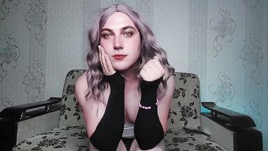 Sexy Ladyboy Striptease Solo Performance Hot Short Dress Big Ass - 5 image