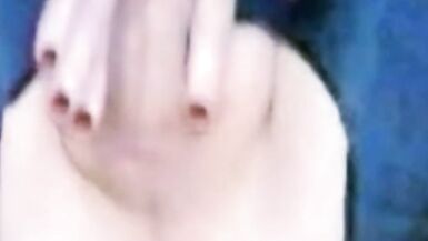 Mature redheaded T-Girl rides a dildo in crotchless leggings. - 12 image