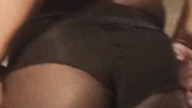 Ass play in the kitchen