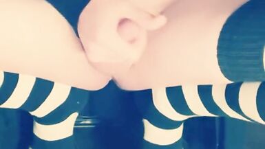 Making a HUGE mess with HUGE Cumshot - 3 image