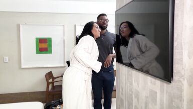 The motel technician came into my room to fix the TV and I ended up getting 23cm in the ass - 5 image