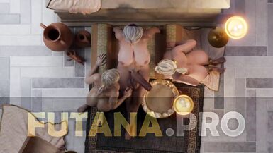 Woman got nice dick and fucked girlfriend's pussy - 3d futa rule34 pussyfucking porn - 11 image