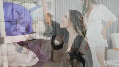 Melanie Brooks Spanks Janelle Fennec's Ass Which Makes Her Really Horny - TRANSANGELS - 4 image