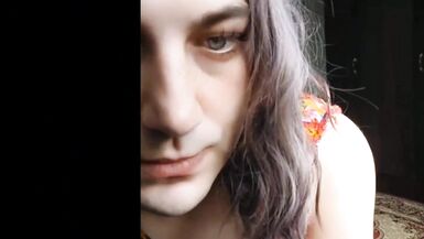 +18 Youtube Model Crossdresserkitty Sexy Villager Housewife Dress Long Stockings White BBW Femboy - 10 image