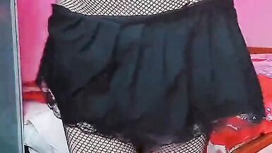 Candy College Femboy Accurately Seducing You With Her Big Butt, White Big Ass And Smooth Skin - 15 image