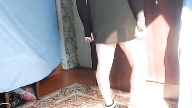 Candy College Femboy Accurately Seducing You With Her Big Butt, White Big Ass And Smooth Skin - 9 image