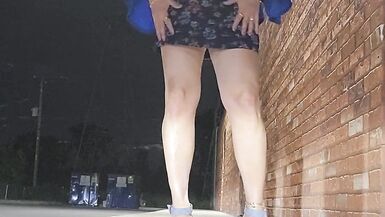 Sissy Slut Veronica Gets a Sissygasm by Exposing Herself Outdoors - 3 image