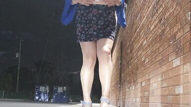 Sissy Slut Veronica Gets a Sissygasm by Exposing Herself Outdoors - 4 image