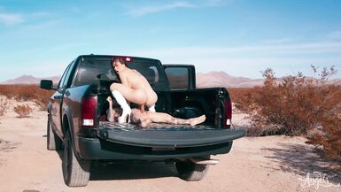 Emma Rose Gets Rescued By Small Hands In The Desert & Lets Him Fuck Her Ass As A Thank You - TRANS ANGELS