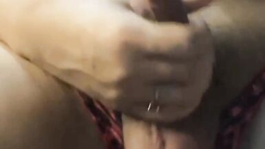 Hot horny sexy ladyboy hard cock masturbation with cumshot - 7 image