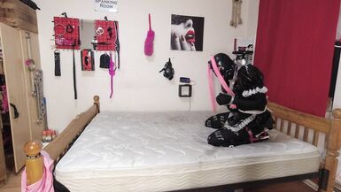 Sissy Maid Escapes Self Bondage Early - 13 image