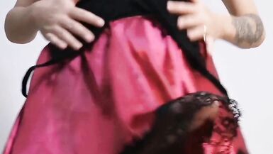 Trans girl huge cock flopping Compilation - 4 image