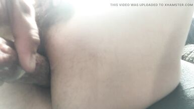 Salami anal in FTM Asshole Masturbation