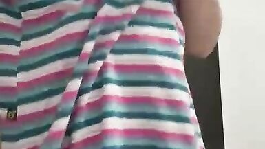 Hot inexperienced girl showing off changing clothes - 10 image