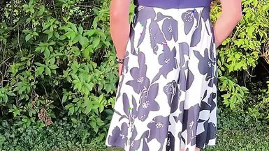 Beautiful lady in the garden - 1 image