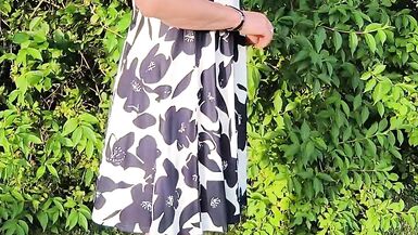 Beautiful lady in the garden - 3 image