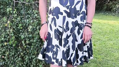 Beautiful lady in the garden - 4 image