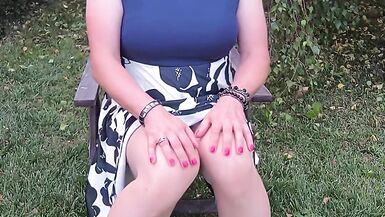 Beautiful lady in the garden - 7 image