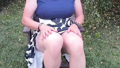 Beautiful lady in the garden - 9 image