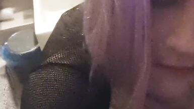 Bathroom dildo anal fun crossdresser Pina - 13 image